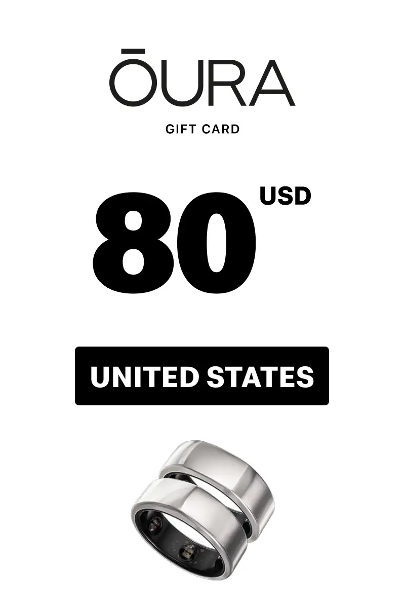 Oura Ring 80 USD Gift Card (United States) - Digital Key