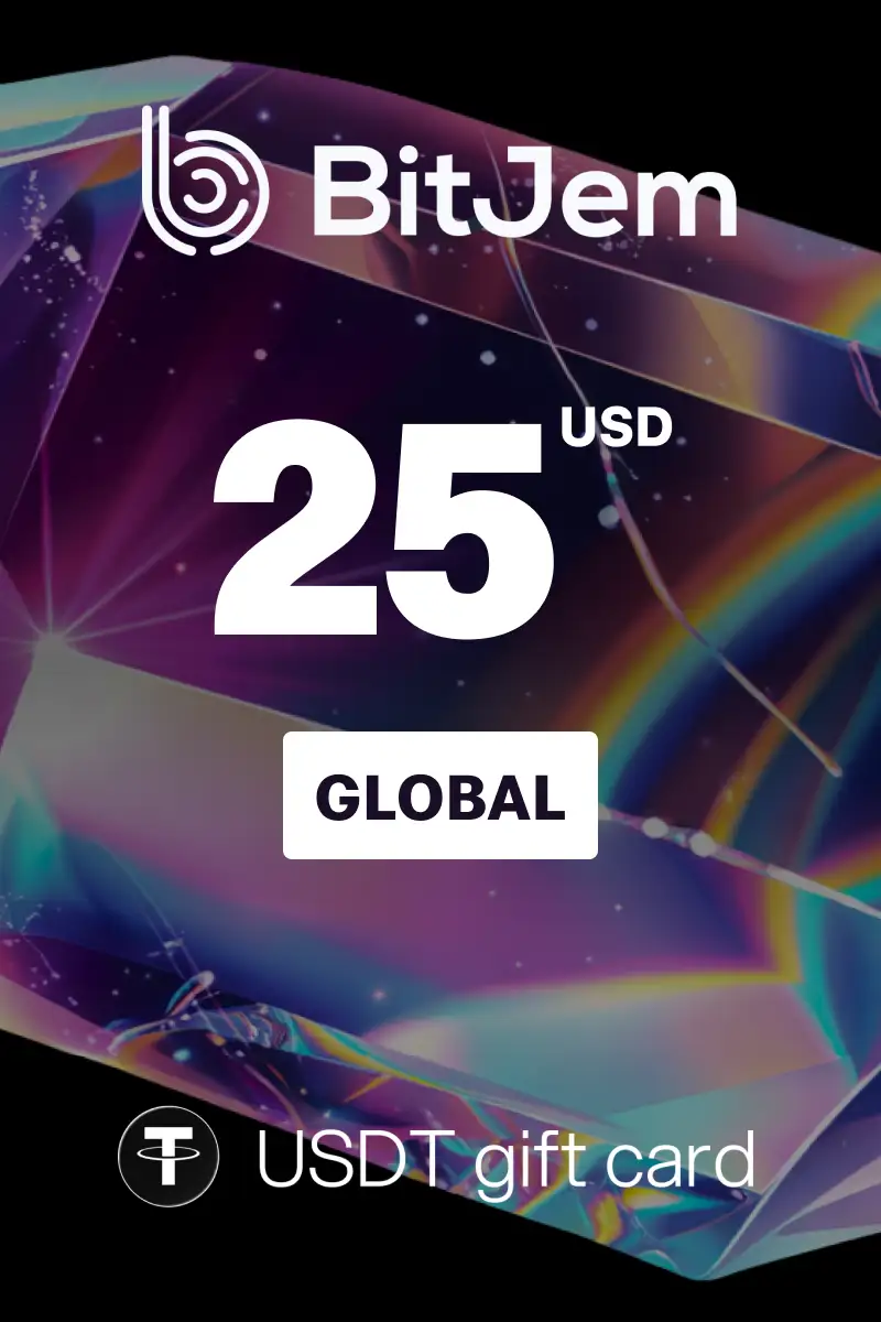 BitJem (USDT) 25 USD Crypto Gift Card (Global) - Digital Key