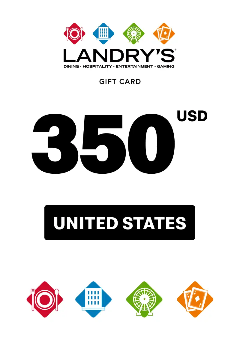 Landrys Restaurant 350 USD Gift Card (United States) - Digital Key