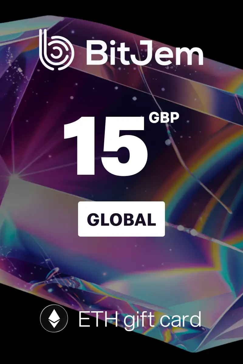BitJem (ETH) 15 GBP Crypto Gift Card (Global) - Digital Key