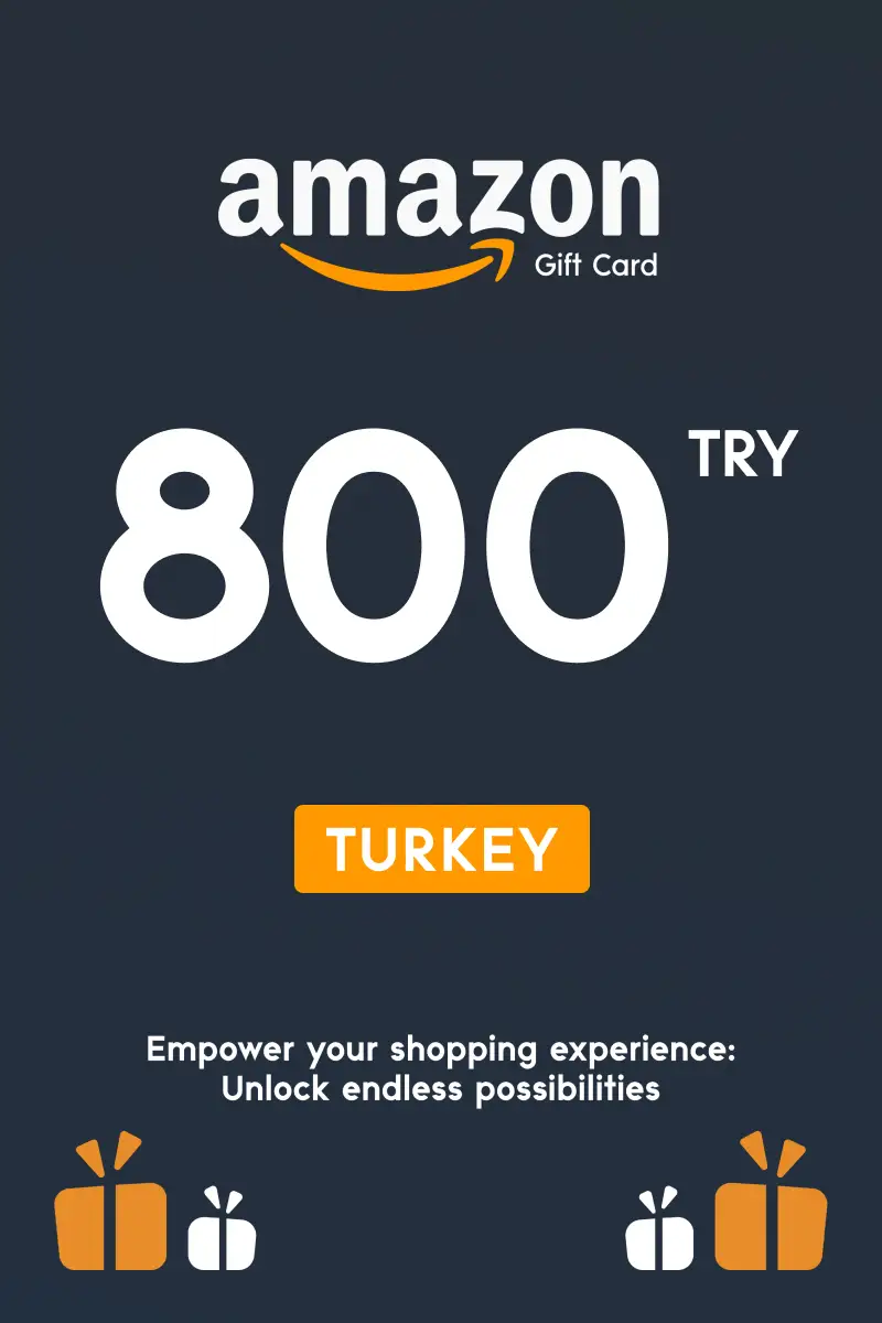 Amazon 800 TRY Gift Card (Turkey) - Digital Key