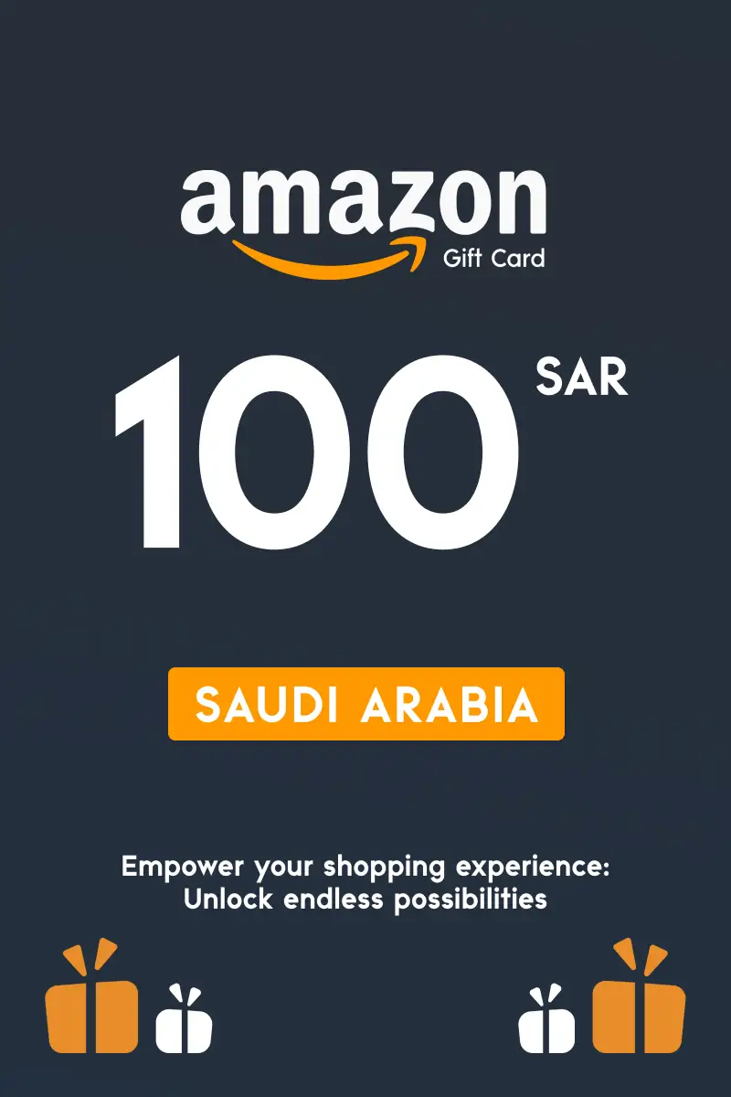 Amazon 100 SAR Gift Card (Saudi Arabia) - Digital Key