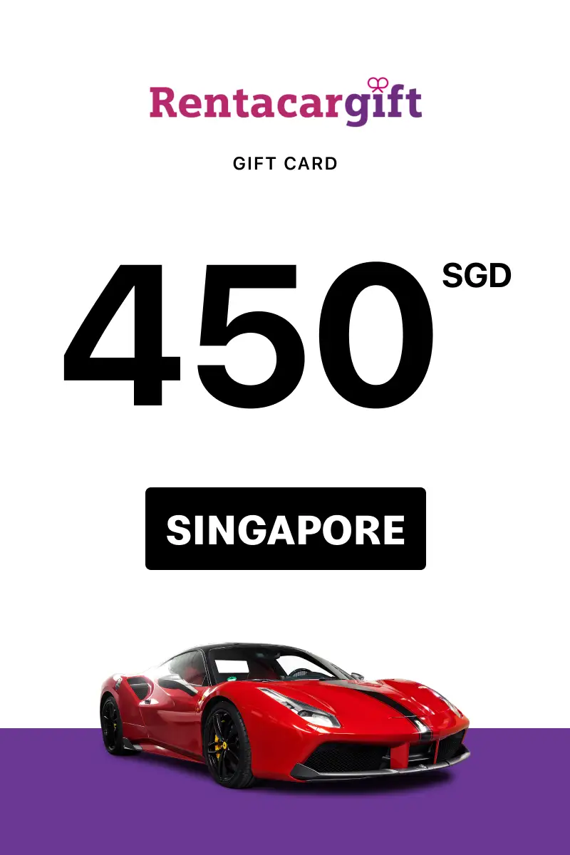 RentaCar Gift 450 SGD Gift Card (Singapore) - Digital Key