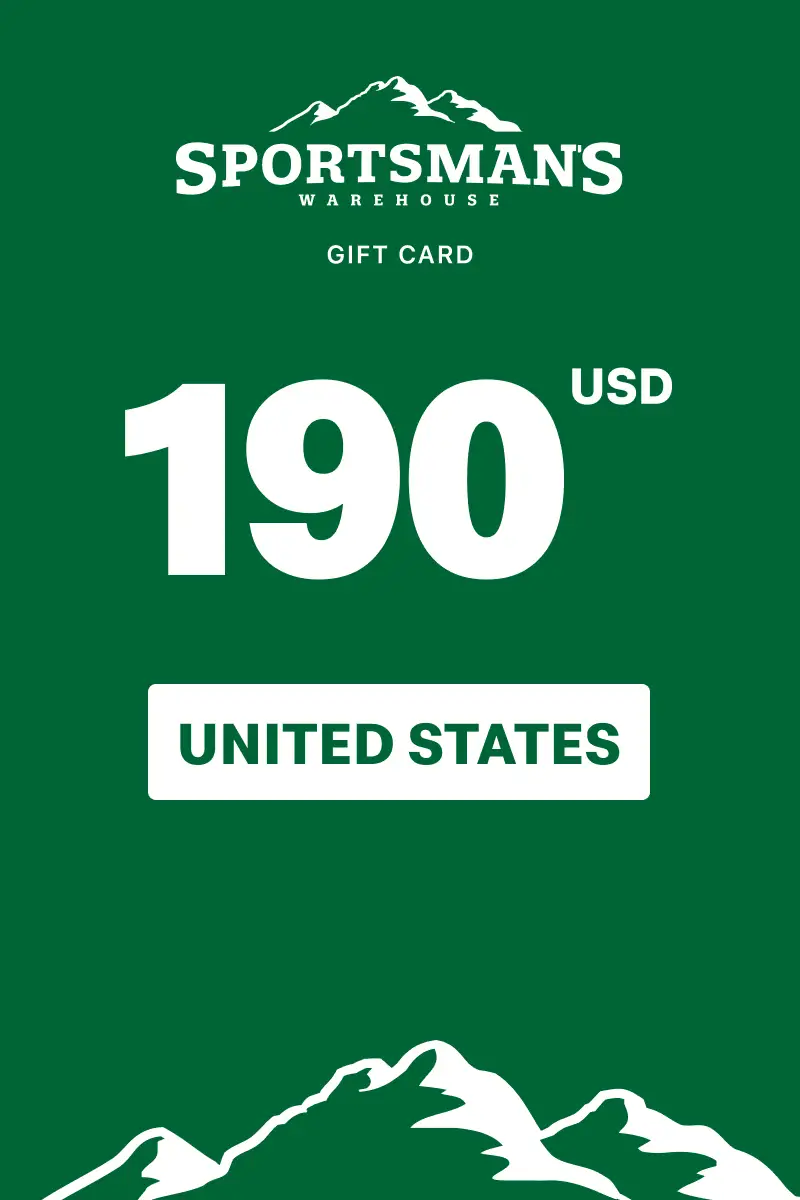 Sportsman's Warehouse 190 USD Gift Card (United States) - Digital Key