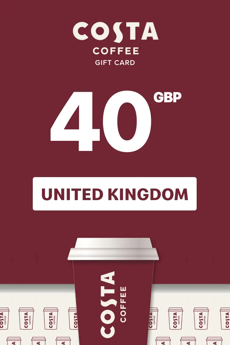 Costa Coffee 40 GBP Gift Card (United Kingdom) - Digital Key