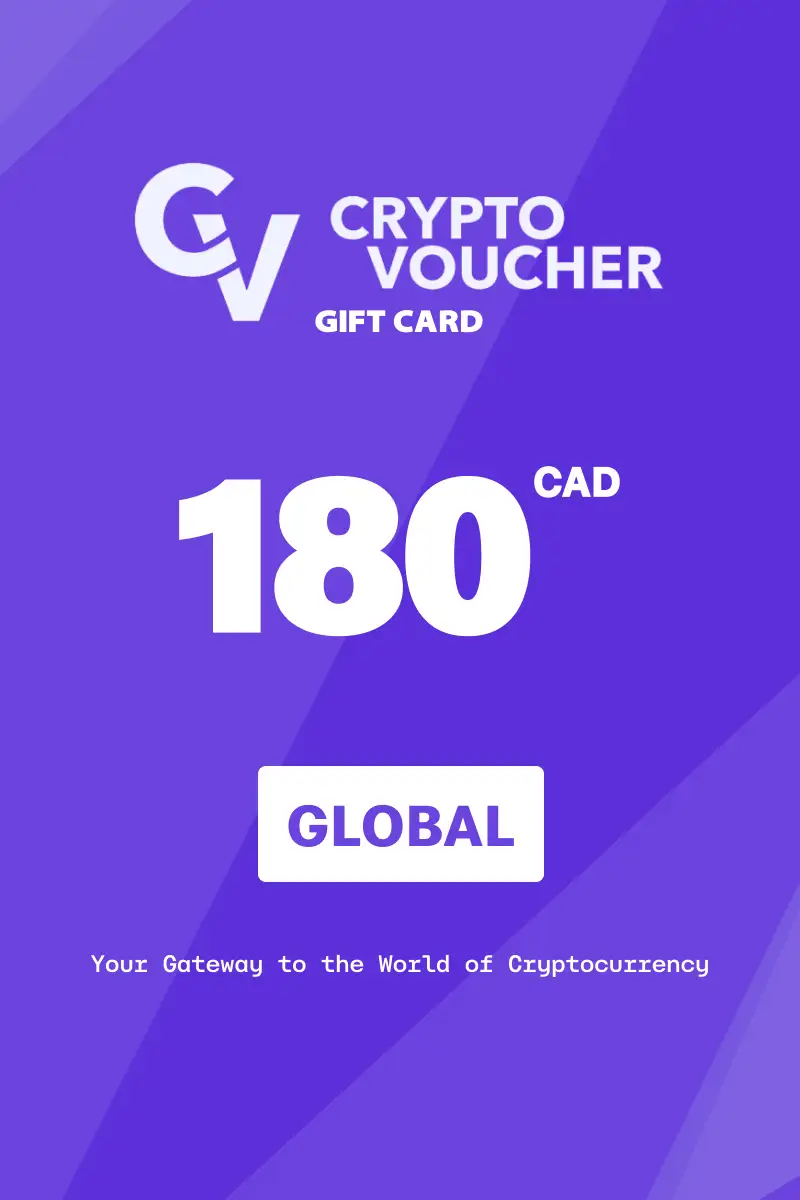 Crypto Voucher 180 CAD Gift Card (Global) - Digital Key