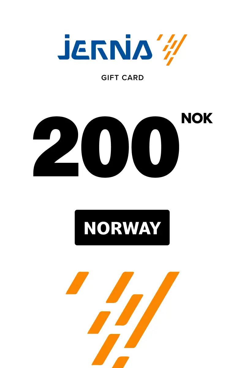 Jernia 200 NOK Gift Card (Norway) - Digital Key