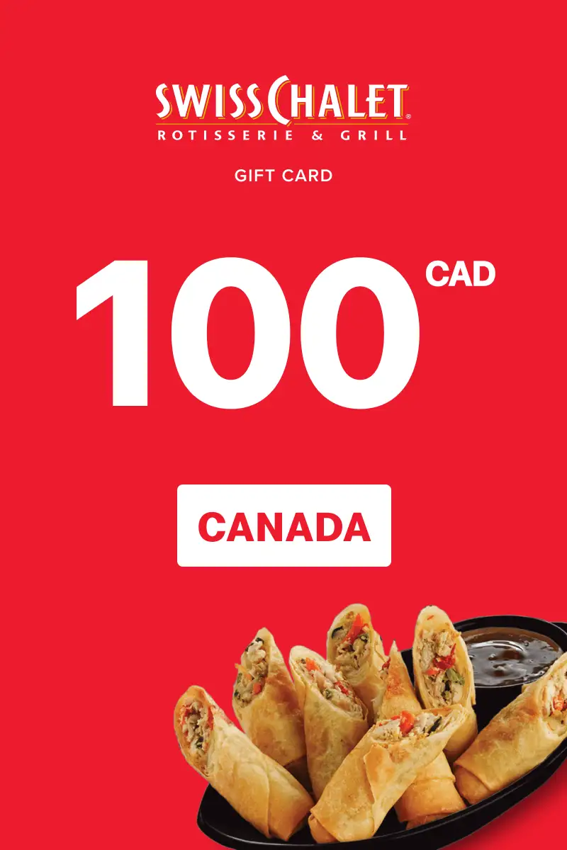 Swiss Chalet 100 CAD Gift Card (Canada) - Digital Key
