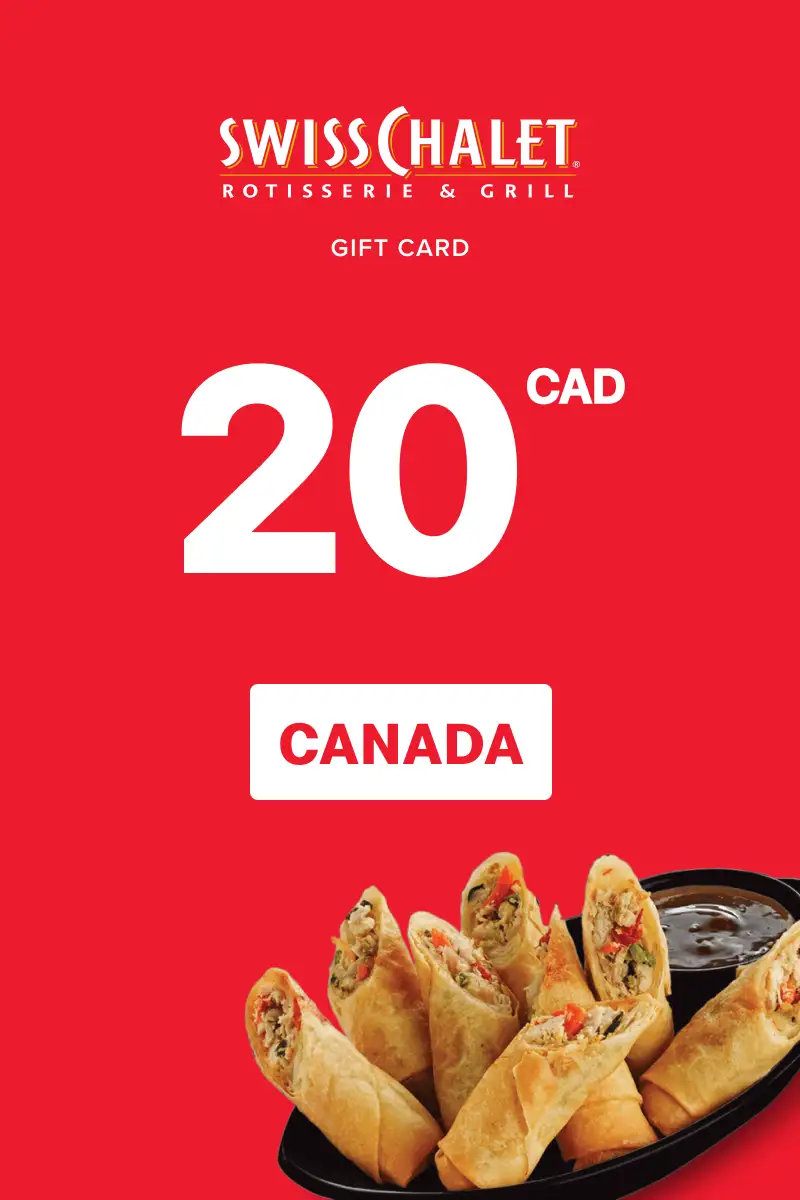 Swiss Chalet 20 CAD Gift Card (Canada) - Digital Key