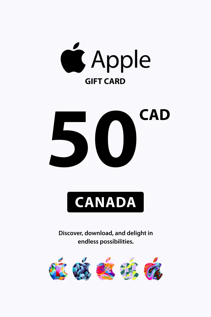Apple 50 CAD Gift Card (Canada) - Digital Key