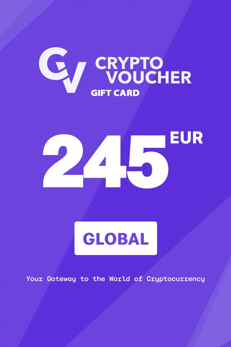 Crypto Voucher 245 EUR Gift Card (Global) - Digital Key