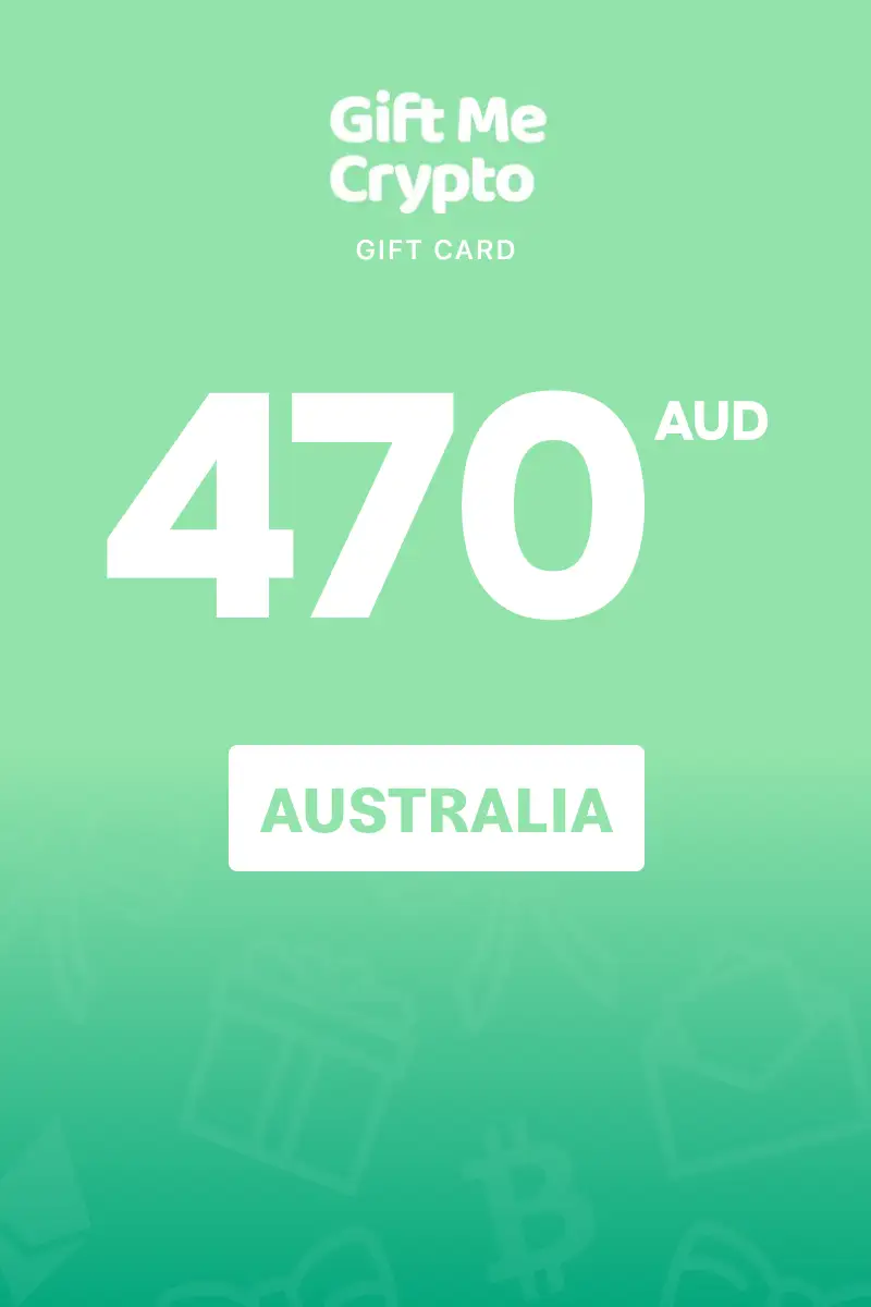Gift Me Crypto 470 AUD Gift Card (Australia) - Digital Key