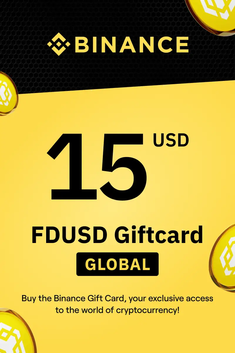Binance (FDUSD) 15 USD Gift Card (Global) - Digital Key