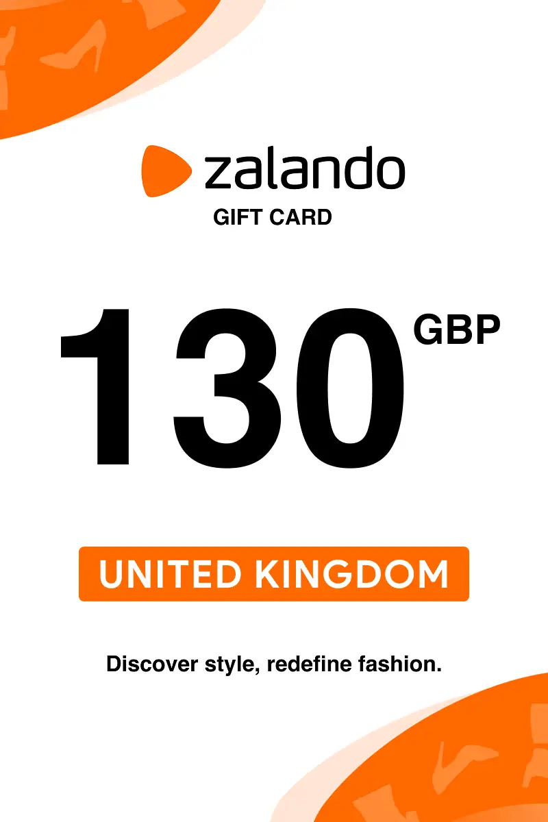 Zalando 130 GBP Gift Card (United Kingdom) - Digital Key