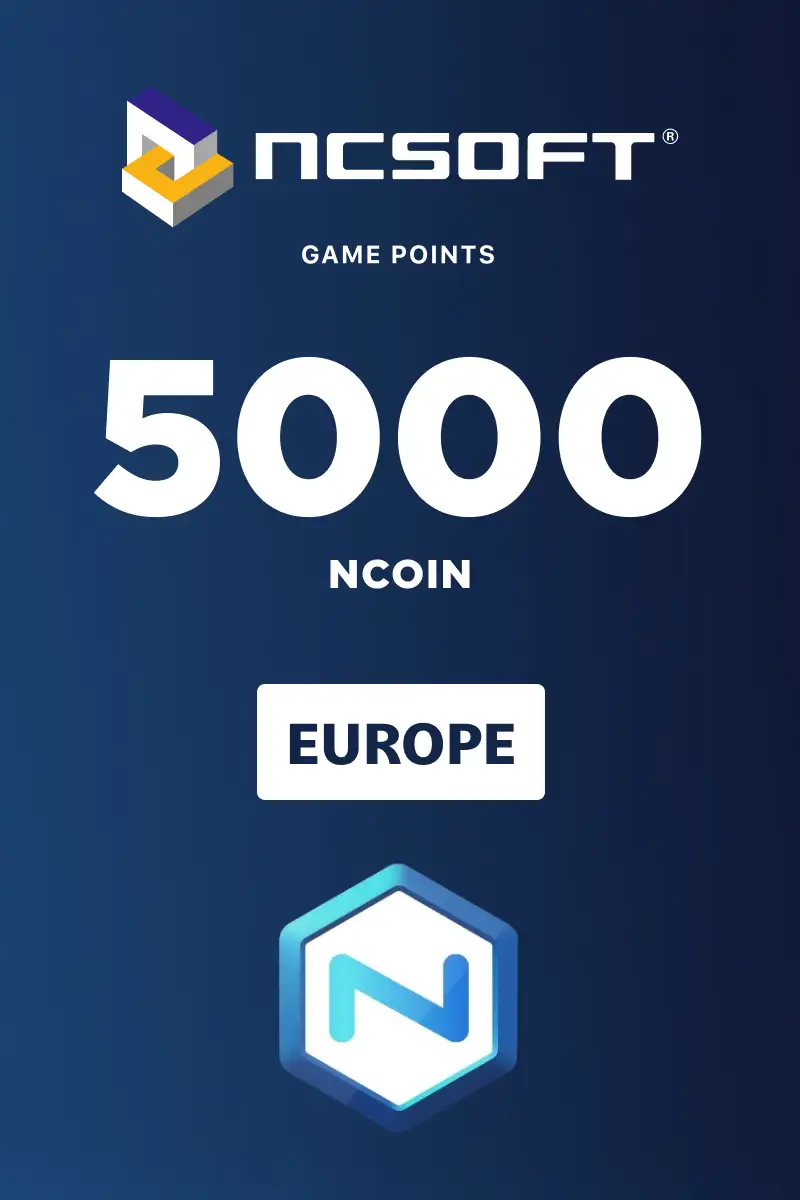 5000 NCoins (Europe) (PC) - NCSoft - Digital Key