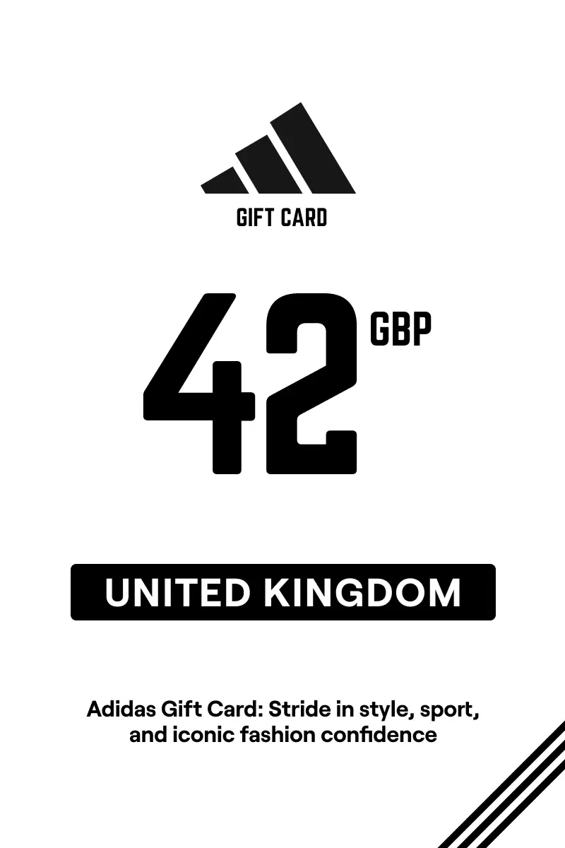 Adidas 42 GBP Gift Card (United Kingdom) - Digital Key