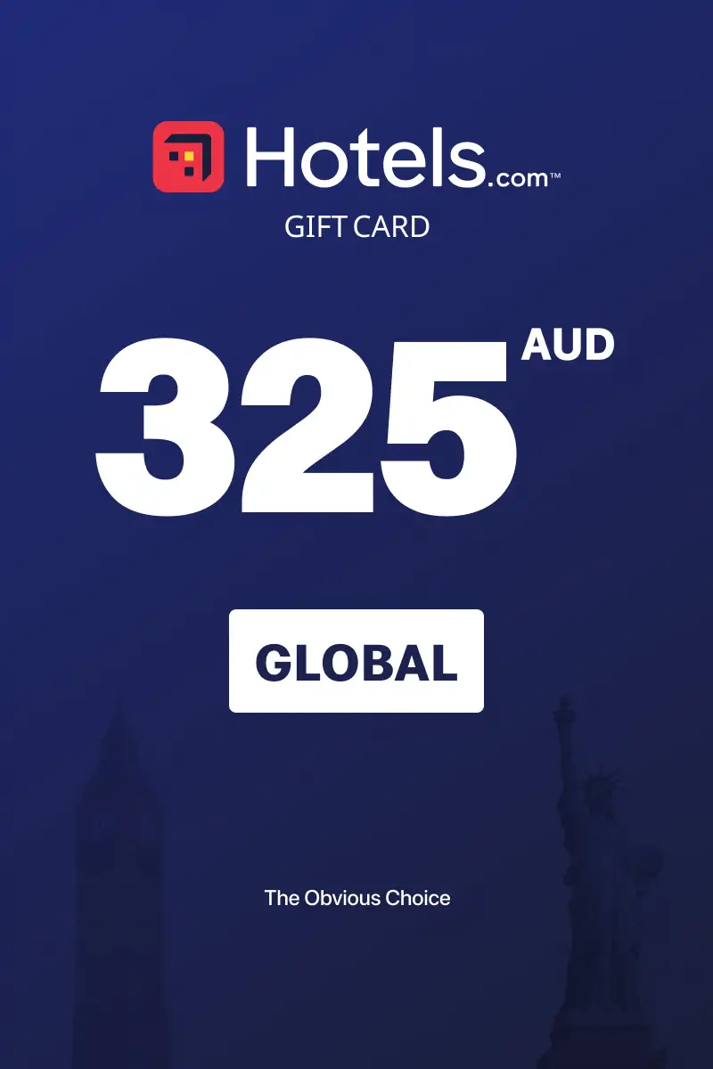 Hotels.com 325 AUD Gift Card (Global) - Digital Key