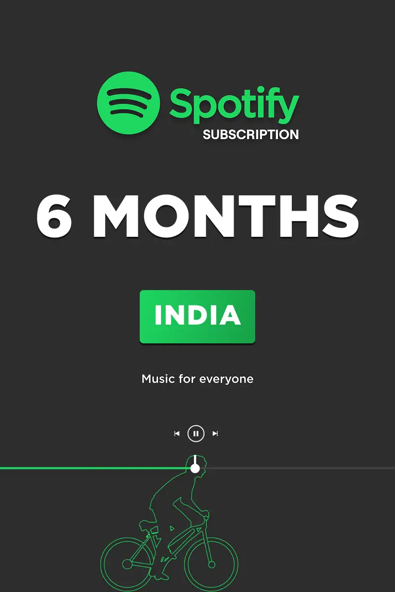 Spotify Premium 6 Months Subscription (India) - Digital Key