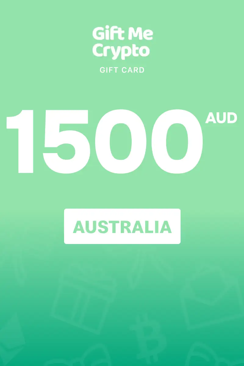 Gift Me Crypto 1500 AUD Gift Card (Australia) - Digital Key