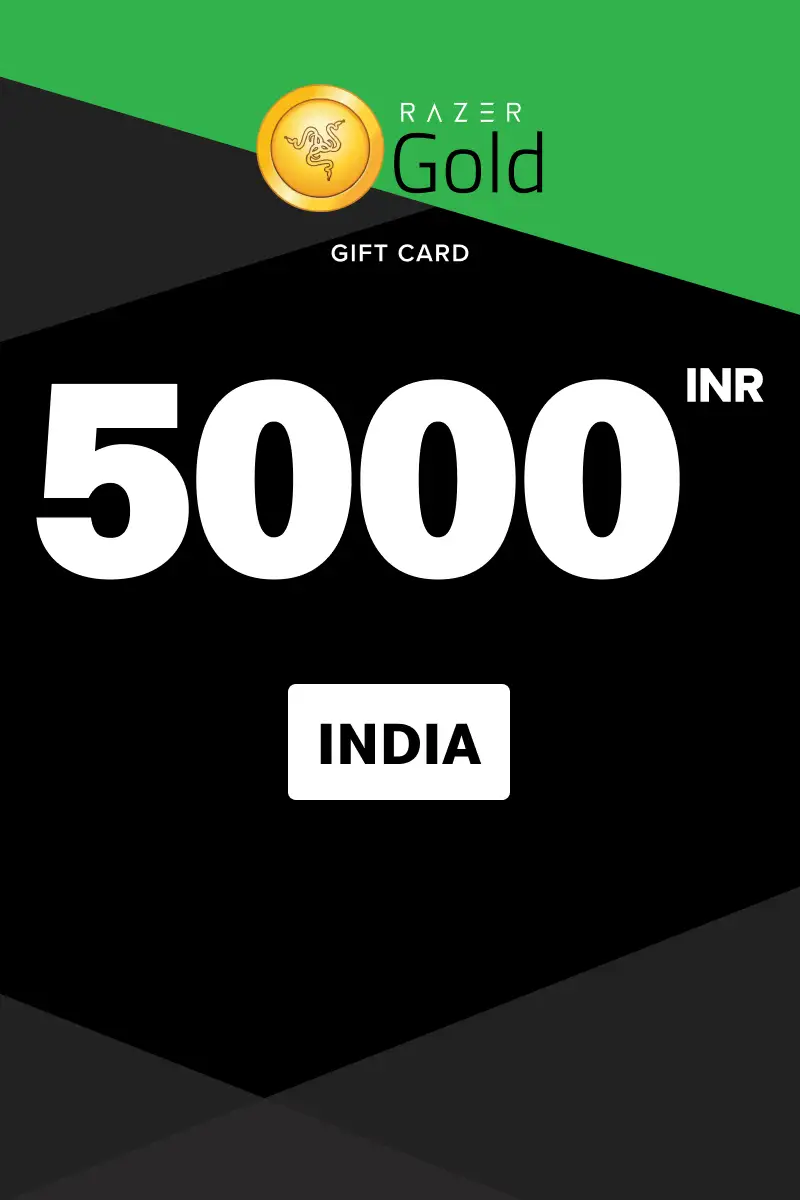 Razer Gold 5000 INR Gift Card (India) - Digital Key