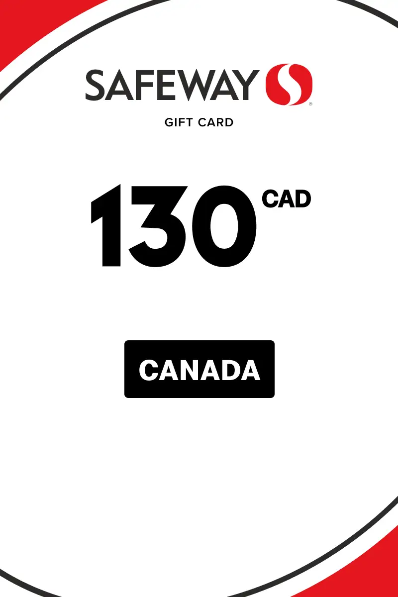 Safeway 130 CAD Gift Card (Canada) - Digital Key