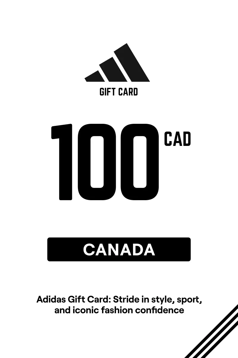 Adidas 100 CAD Gift Card (Canada) - Digital Key