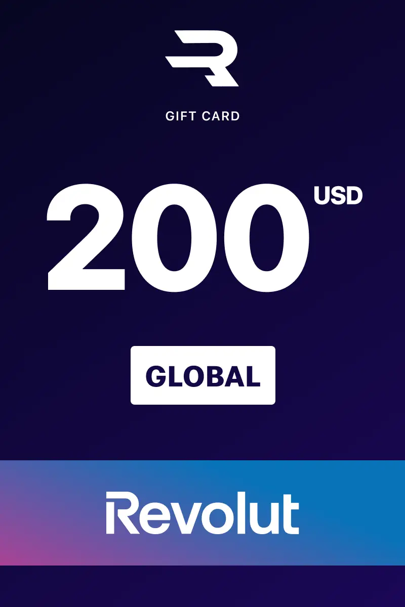 Rewarble Revolut 200 USD Gift Card (Global) - Rewarble - Digital Key