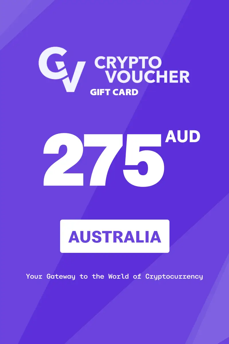 Crypto Voucher 275 AUD Gift Card (Australia) - Digital Key