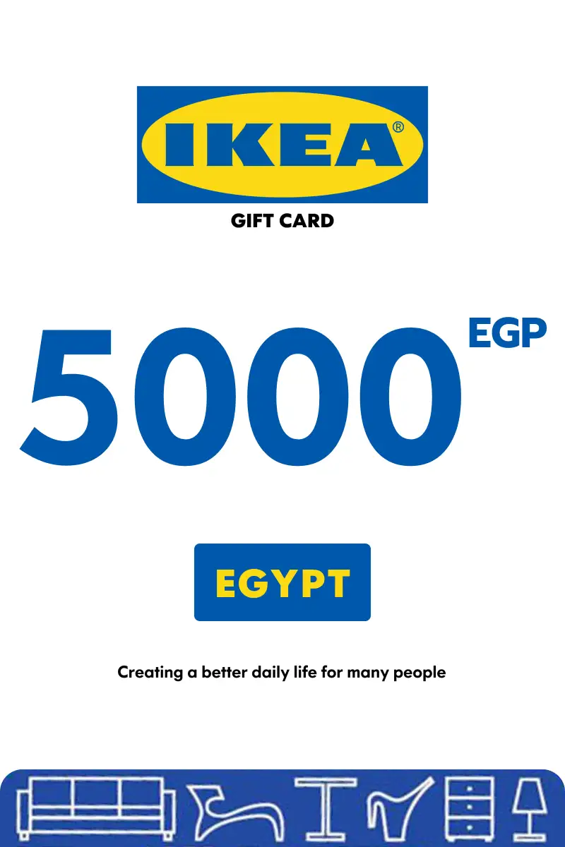 IKEA 5000 EGP Gift Card (Egypt) - Digital Key