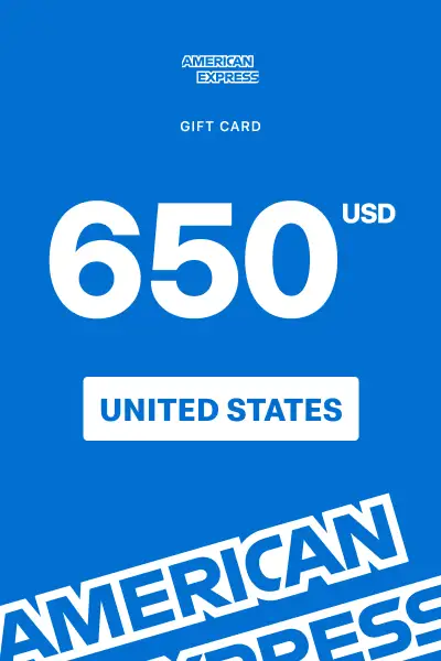American Express 650 USD Gift Card (United States) - Digital Key