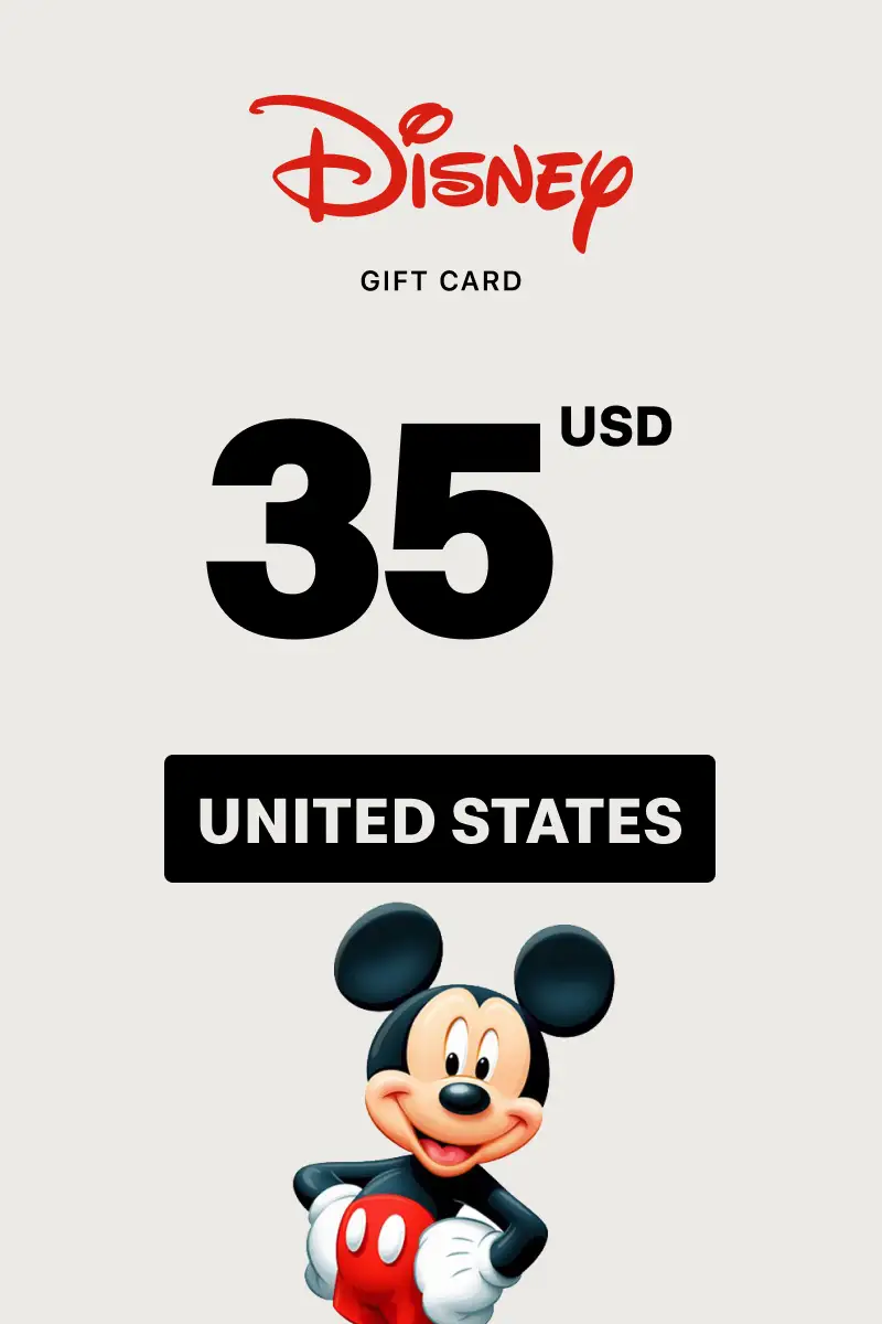 Disney 35 USD Gift Card (United States) - Digital Key