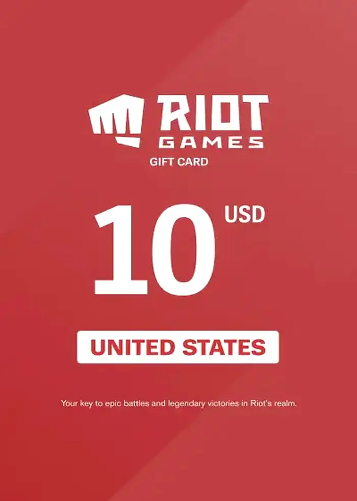 Riot Access 10 USD Gift Card (United States) - Digital Key