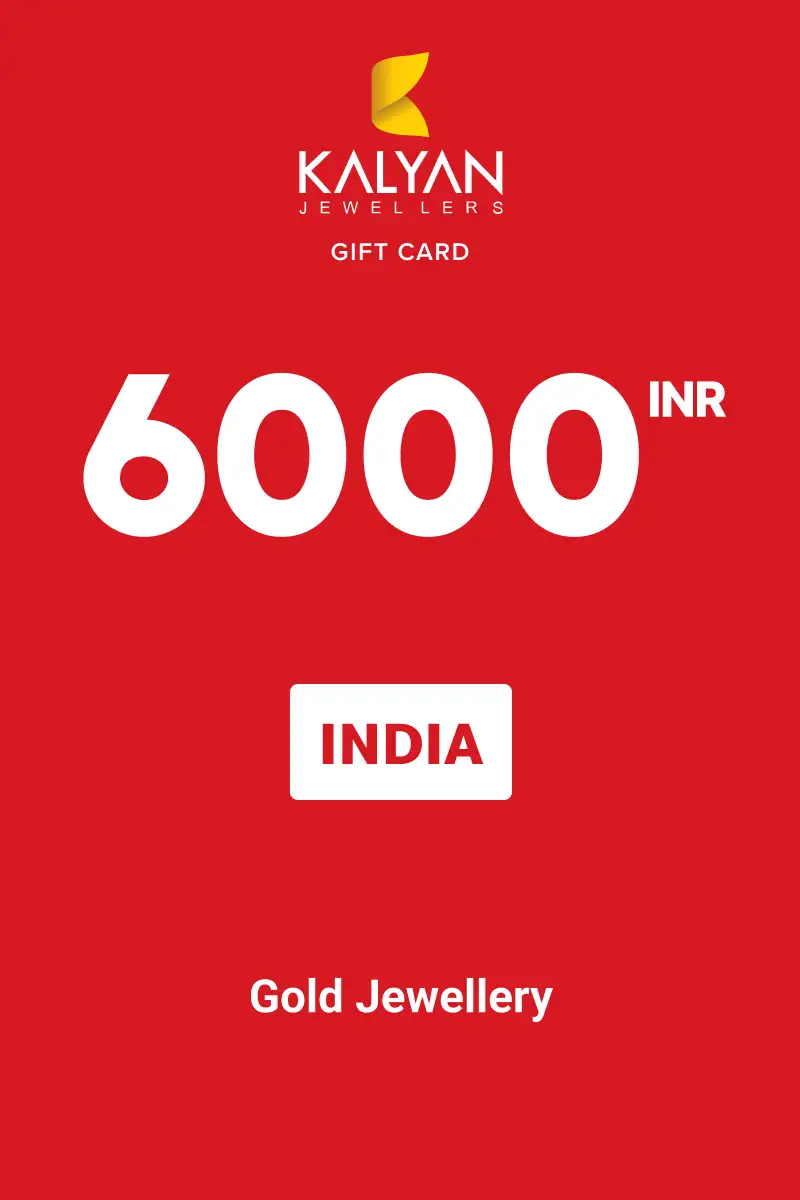 Kalyan Gold Jewellery 6000 INR Gift Card (India) - Digital Key