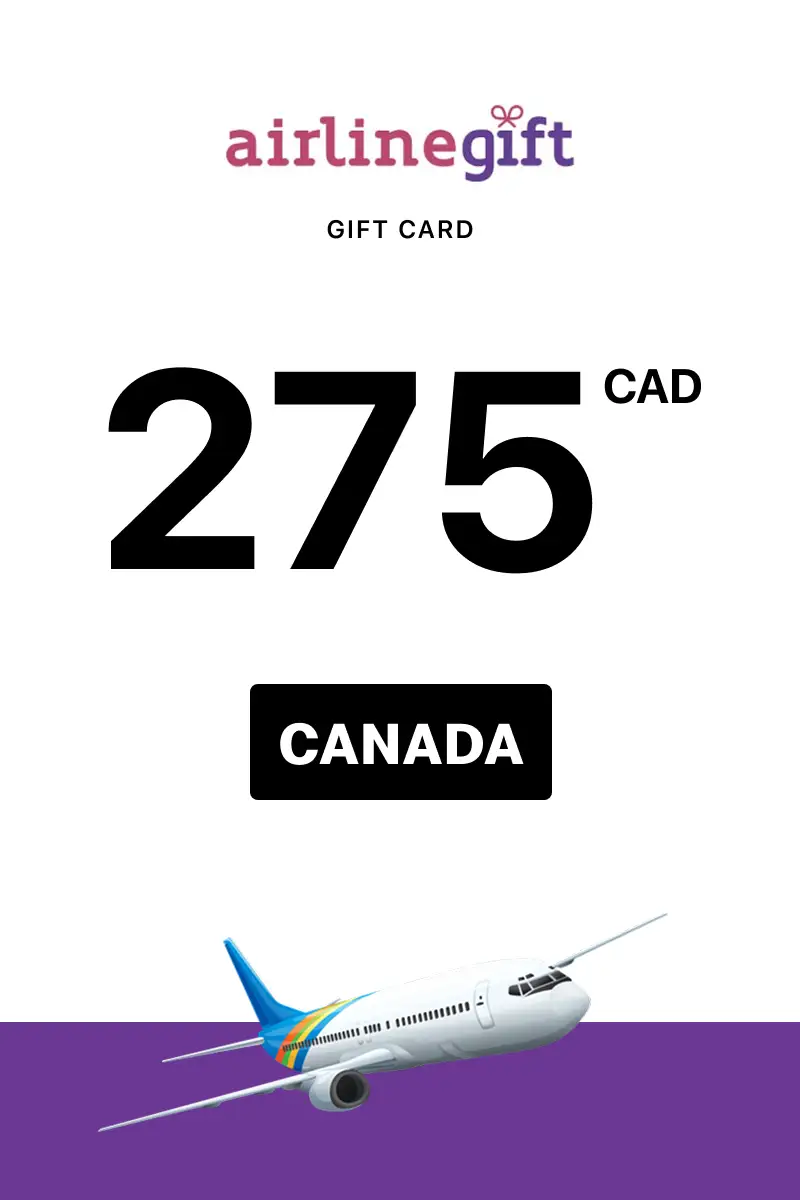 Airline Gift 275 CAD Gift Card (Canada) - Digital Key