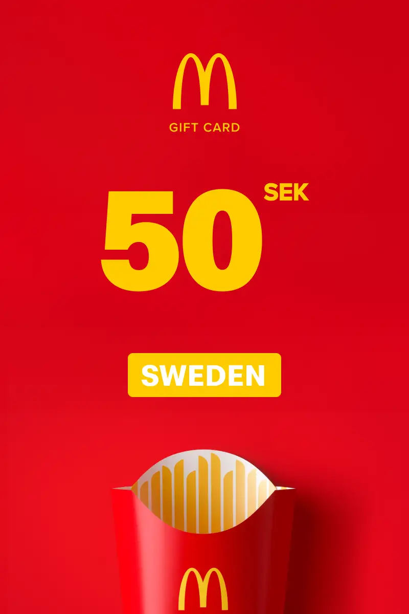 McDonald's 50 SEK Gift Card (Sweden) - Digital Key