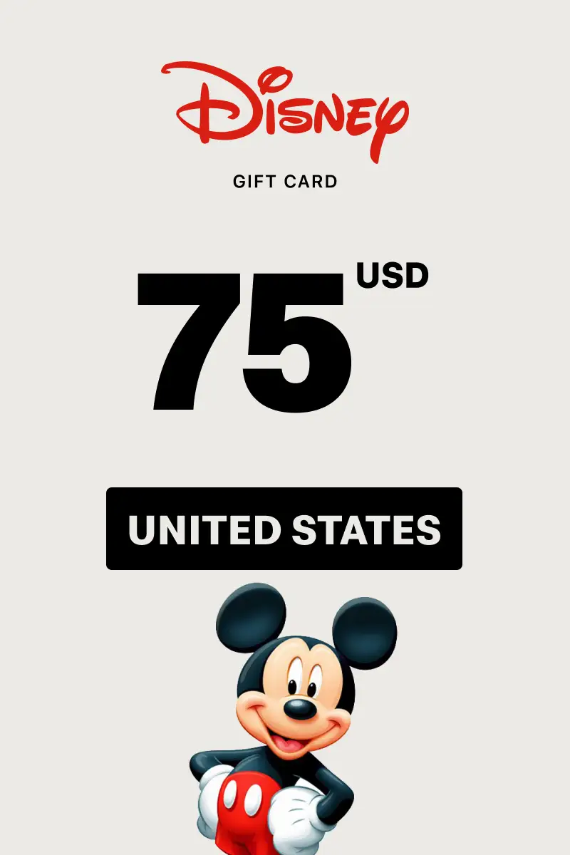 Disney 75 USD Gift Card (United States) - Digital Key