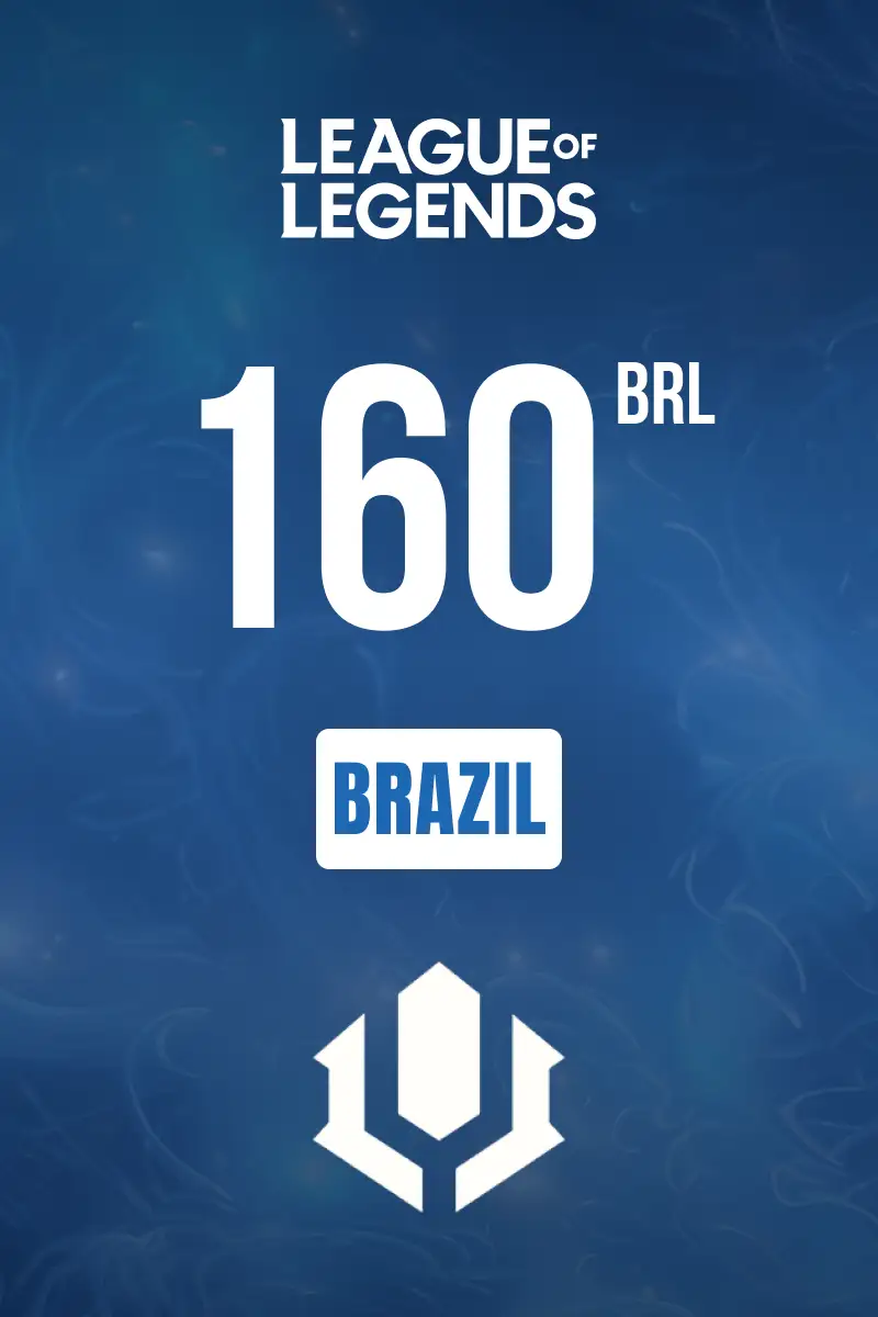 League of Legends 160 BRL Gift Card (Brazil) - Digital Key