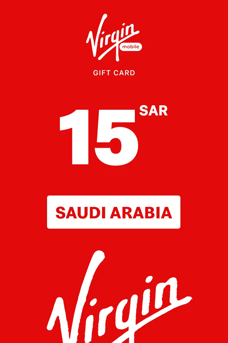 Virgin Mobile 15 SAR Gift Card (Saudi Arabia) - Digital Key