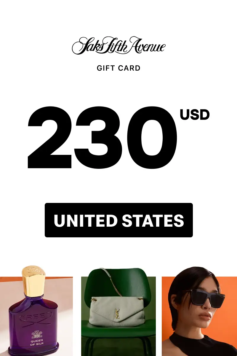 Saks Fifth Avenue 230 USD Gift Card (United States) - Digital Key