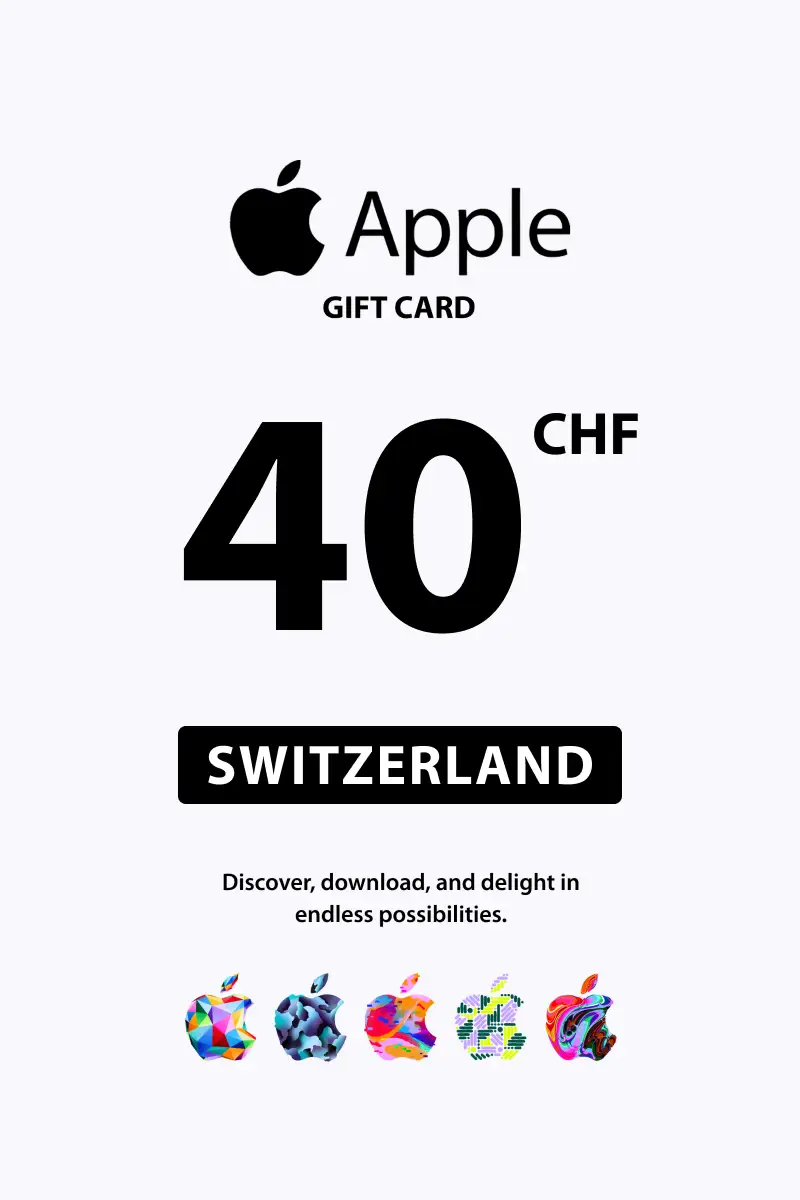Apple 40 CHF Gift Card (Switzerland) - Digital Key