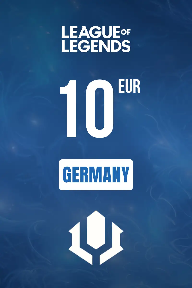 League of Legends 10 EUR Gift Card (Germany) - Digital Key