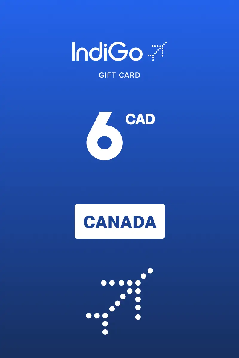 Indigo 6 CAD Gift Card (Canada) - Digital Key