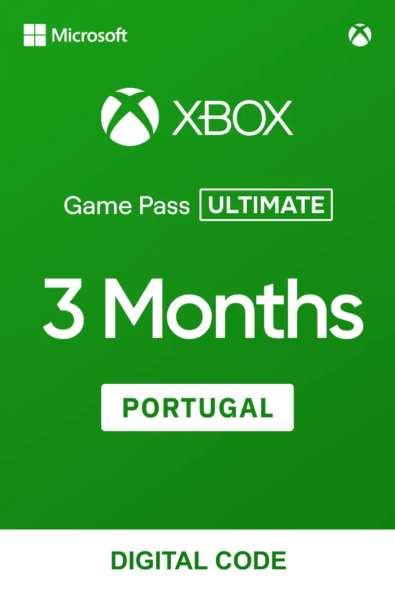 Xbox Game Pass Ultimate 3 Months (Portugal) - Xbox Live - Digital Key