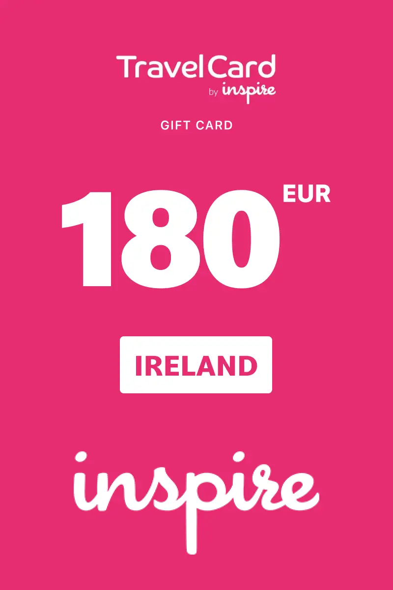 TravelCard by Inspire 180 EUR Gift Card (Ireland) - Digital Key
