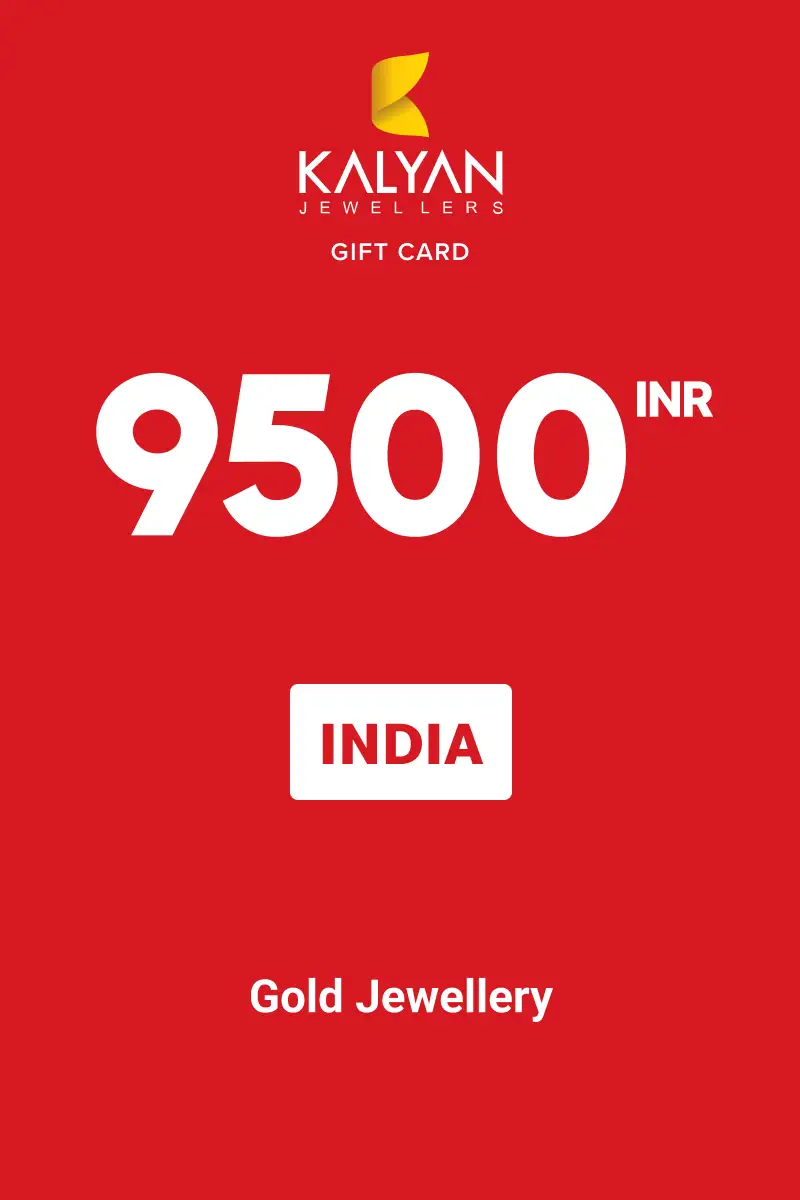 Kalyan Gold Jewellery 9500 INR Gift Card (India) - Digital Key