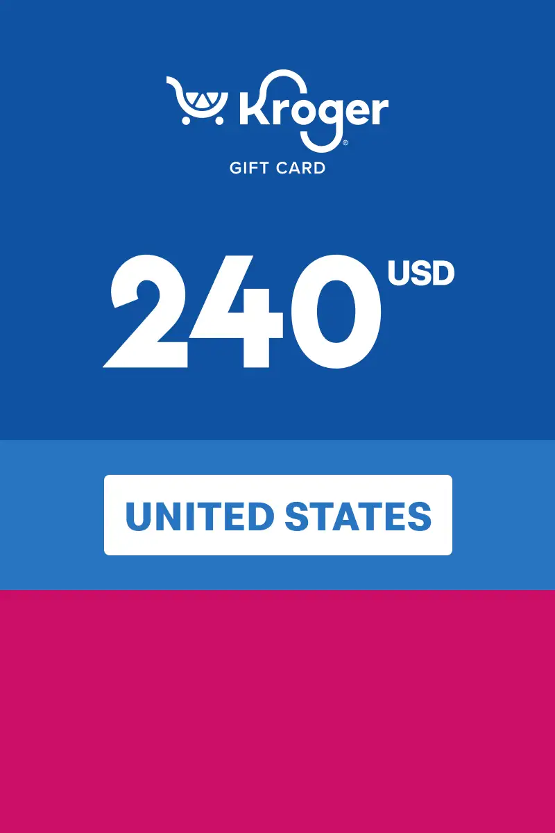 Kroger 240 USD Gift Card (United States) - Digital Key