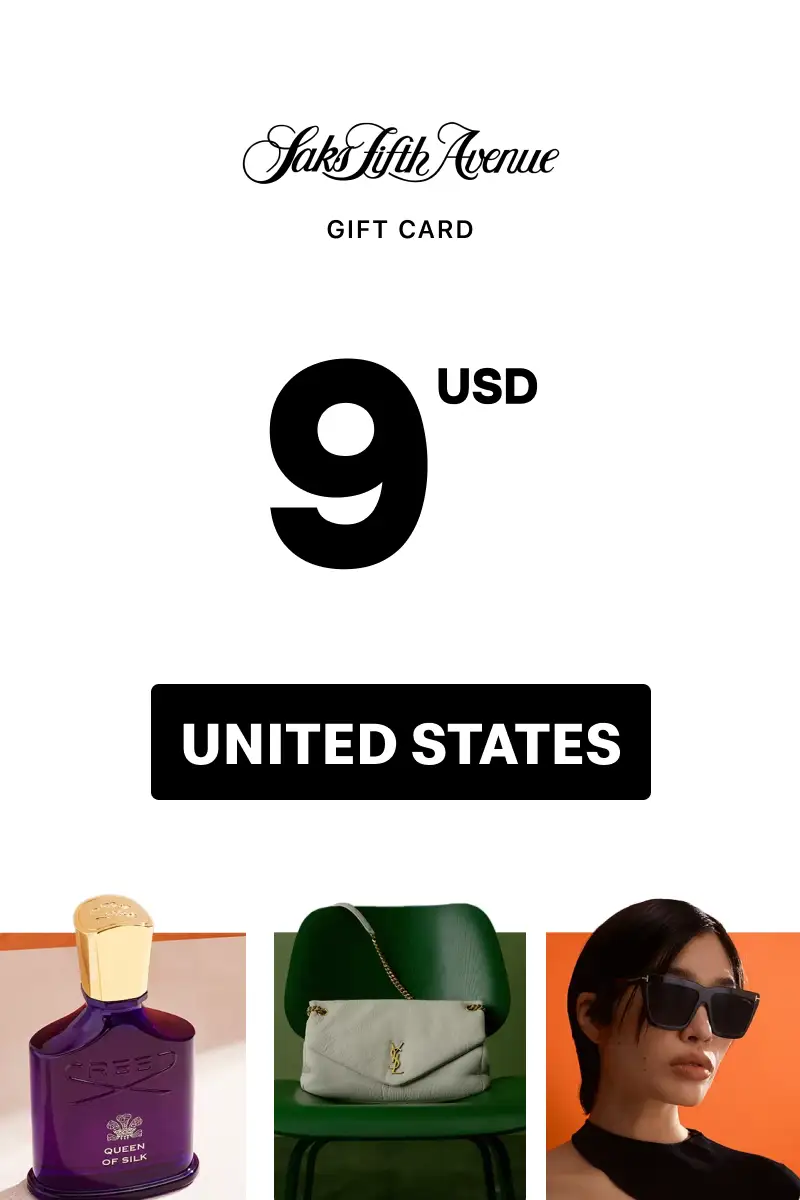 Saks Fifth Avenue 9 USD Gift Card (United States) - Digital Key