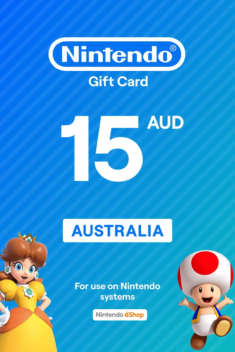 Nintendo eShop 15 AUD Gift Card (Australia) - Digital Key