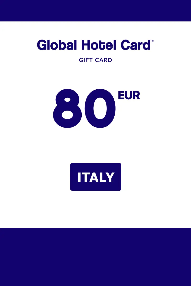 Global Hotel Card 80 EUR Gift Card (Italy) - Digital Key