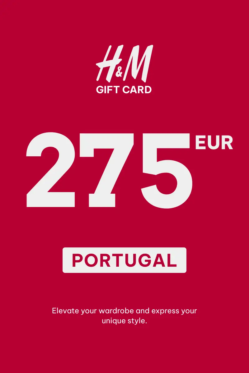 HandM 275 EUR Gift Card (Portugal) - Digital Key